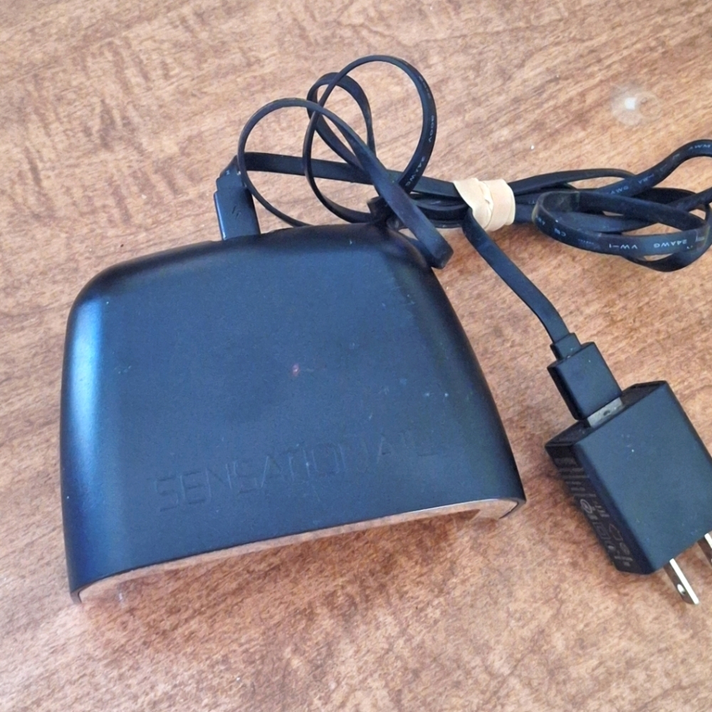 SensatioNail Black Compact Nail UV Lamp Used In Working Order